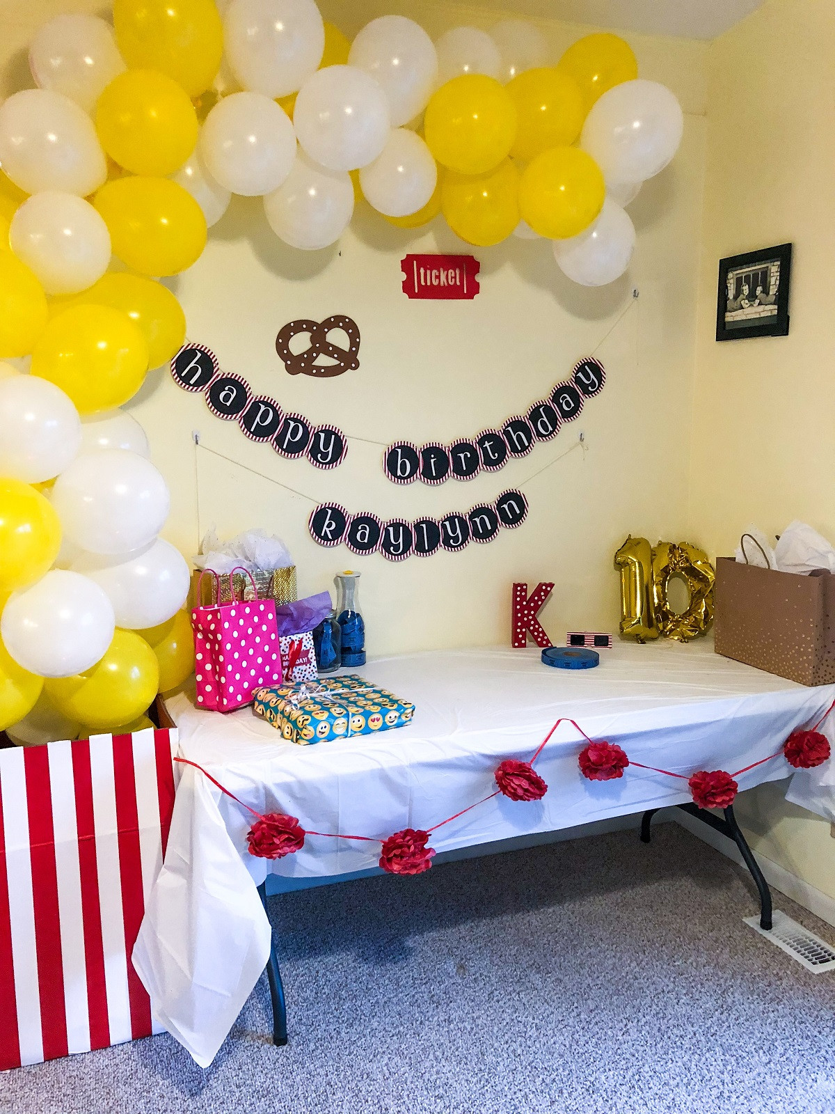 Best ideas about Movie Theater Birthday Party
. Save or Pin DIY Movie Theater Birthday Party Food Family and Chaos Now.