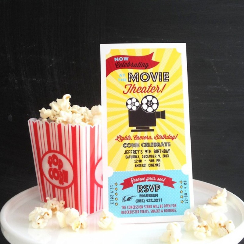 Best ideas about Movie Theater Birthday Party
. Save or Pin Movie Theater Birthday Party Printable Invitation Now.