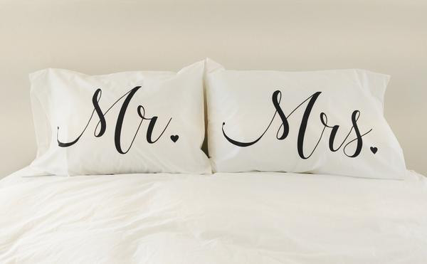 Best ideas about Mr And Mrs Gift Ideas
. Save or Pin Mr and Mrs Wedding Gift Couples Gift Pillowcase Set Mr and Now.