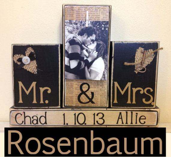 Best ideas about Mr And Mrs Gift Ideas
. Save or Pin Wedding t wedding t ideas custom name Mr and Mrs Now.