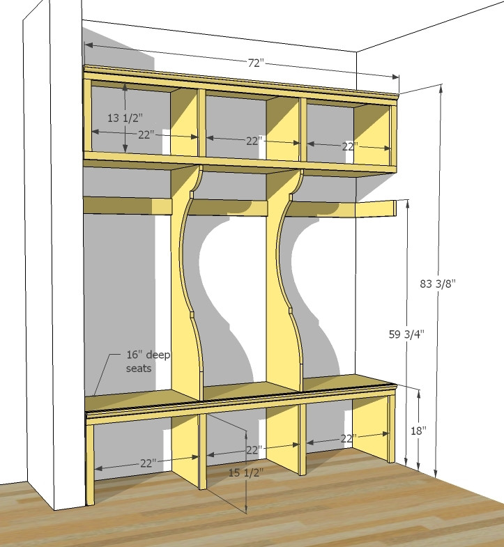 Best ideas about Mudroom Locker Plans DIY
. Save or Pin Ana White Now.