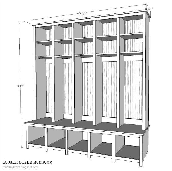 Best ideas about Mudroom Locker Plans DIY
. Save or Pin DIY Locker & Bench Units Jaime Costiglio Now.