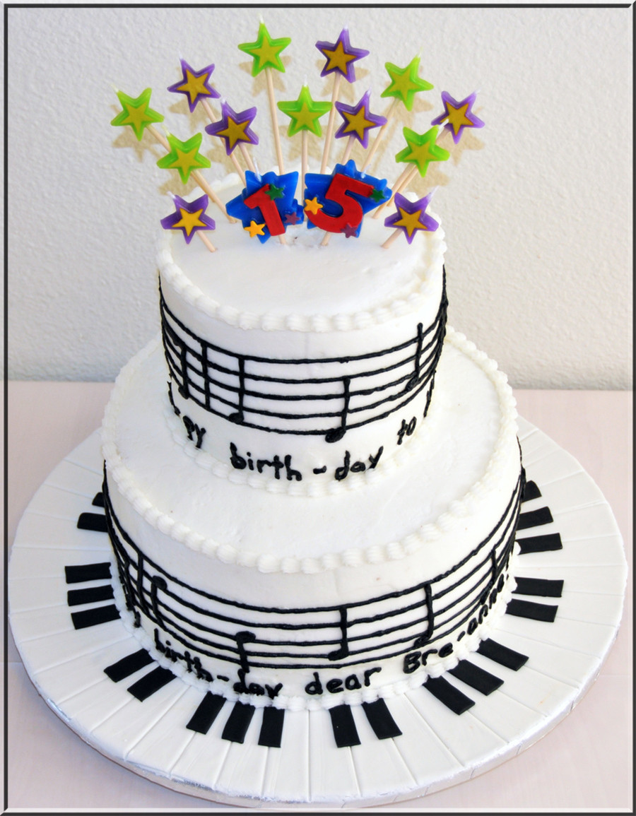 Best ideas about Music Birthday Cake
. Save or Pin Happy Birthday Music Notes Cake CakeCentral Now.
