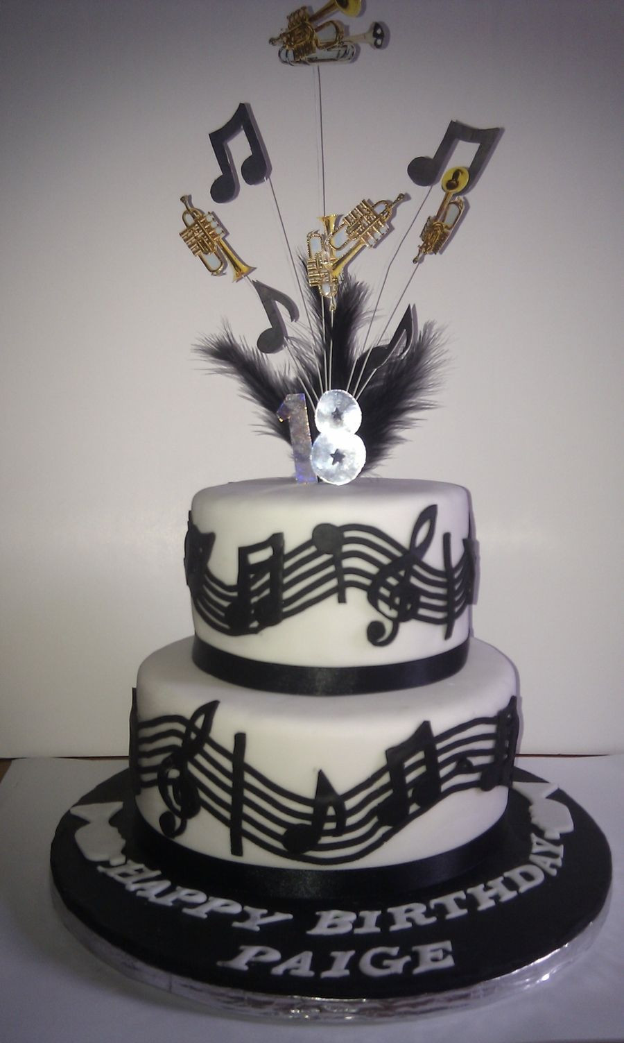 Best ideas about Music Birthday Cake
. Save or Pin Music trumpet theme cake lotion in 2019 Now.