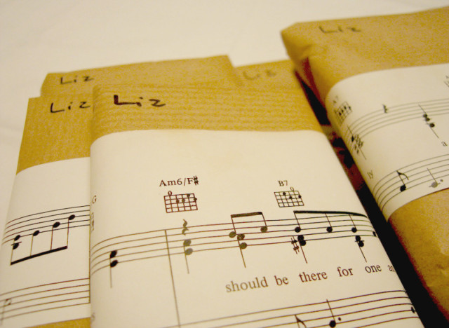 Best ideas about Music Gift Ideas
. Save or Pin Homemade Gift Ideas Sheet Music Gift Wrap Now.