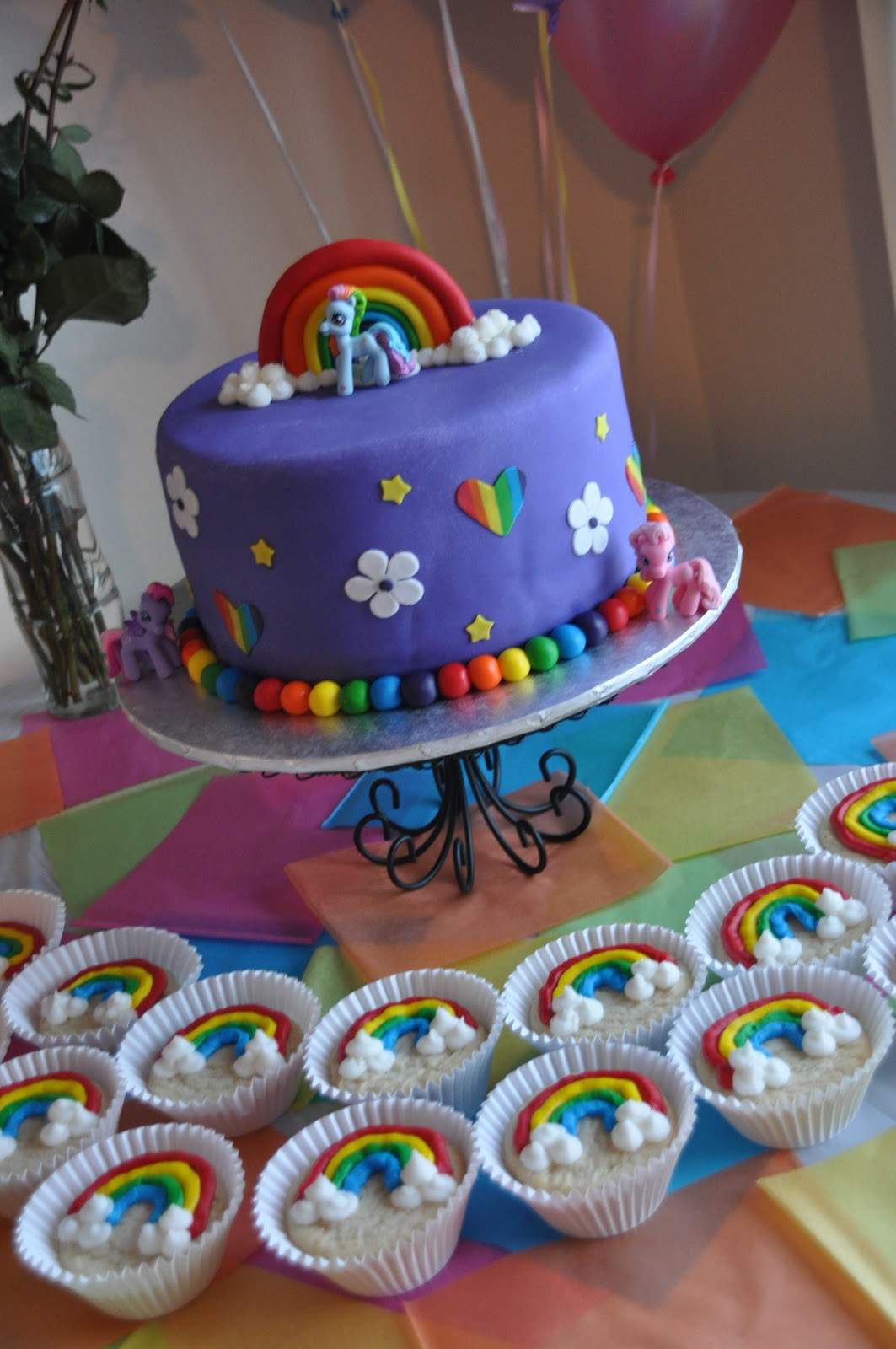 Best ideas about My Little Pony Birthday Cake
. Save or Pin Make a Cake Series My Little Pony Cake and Rainbow Now.