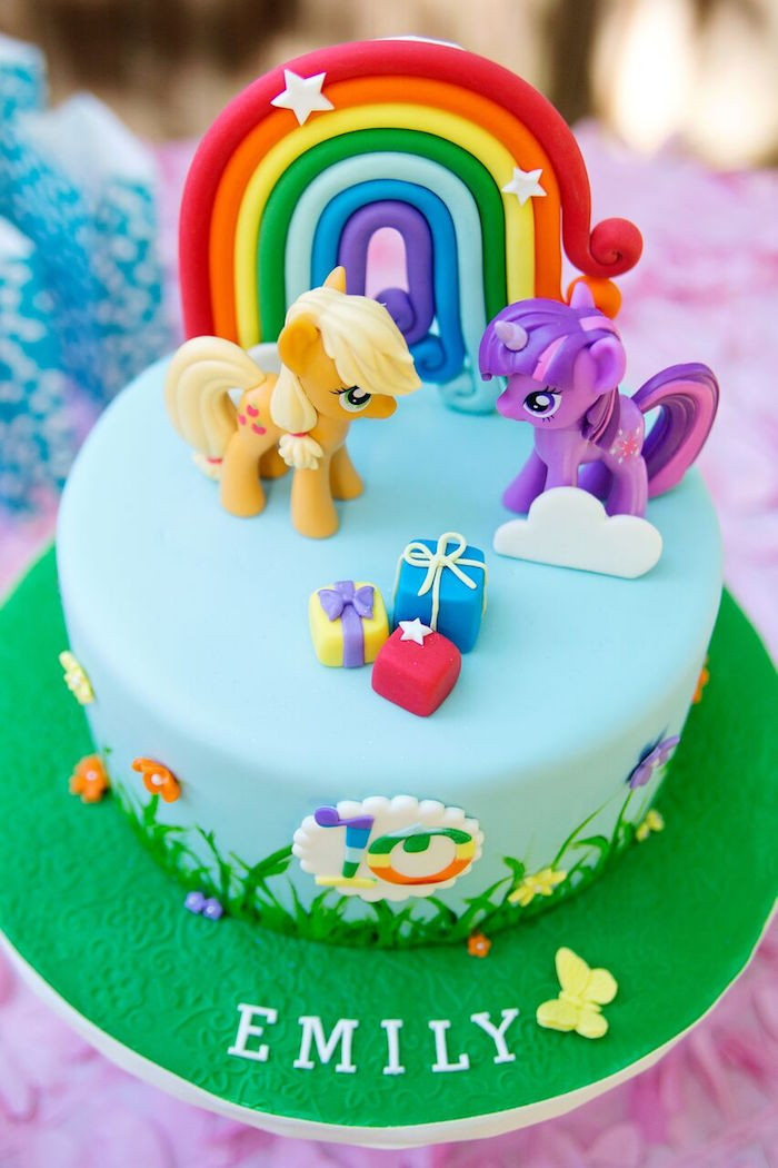 Best ideas about My Little Pony Birthday Cakes Ideas
. Save or Pin Kara s Party Ideas Glam Floral My Little Pony Birthday Now.