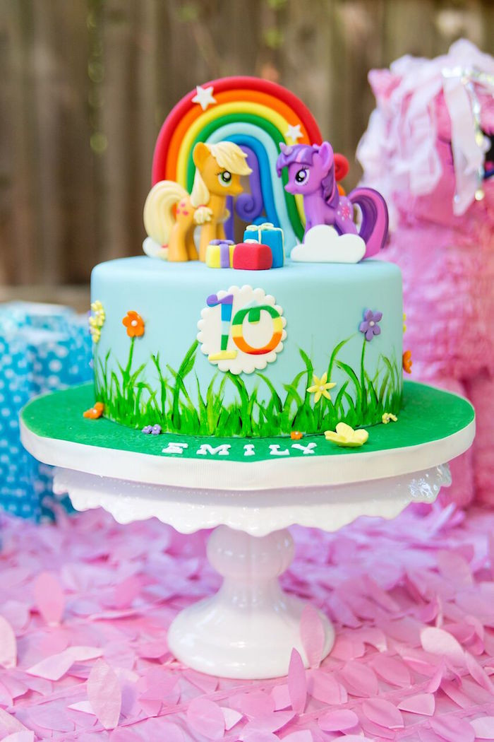 Best ideas about My Little Pony Birthday Party
. Save or Pin Kara s Party Ideas Glam Floral My Little Pony Birthday Now.