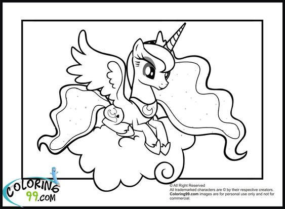 Best ideas about My Little Pony Princess Celestia Silly Coloring Sheets For Kids
. Save or Pin My Little Pony Princess Luna Coloring Pages Now.