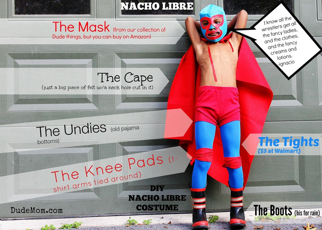 Best ideas about Nacho Libre Costume DIY
. Save or Pin DIY Halloween Costumes Nacho Libre dude mom Now.