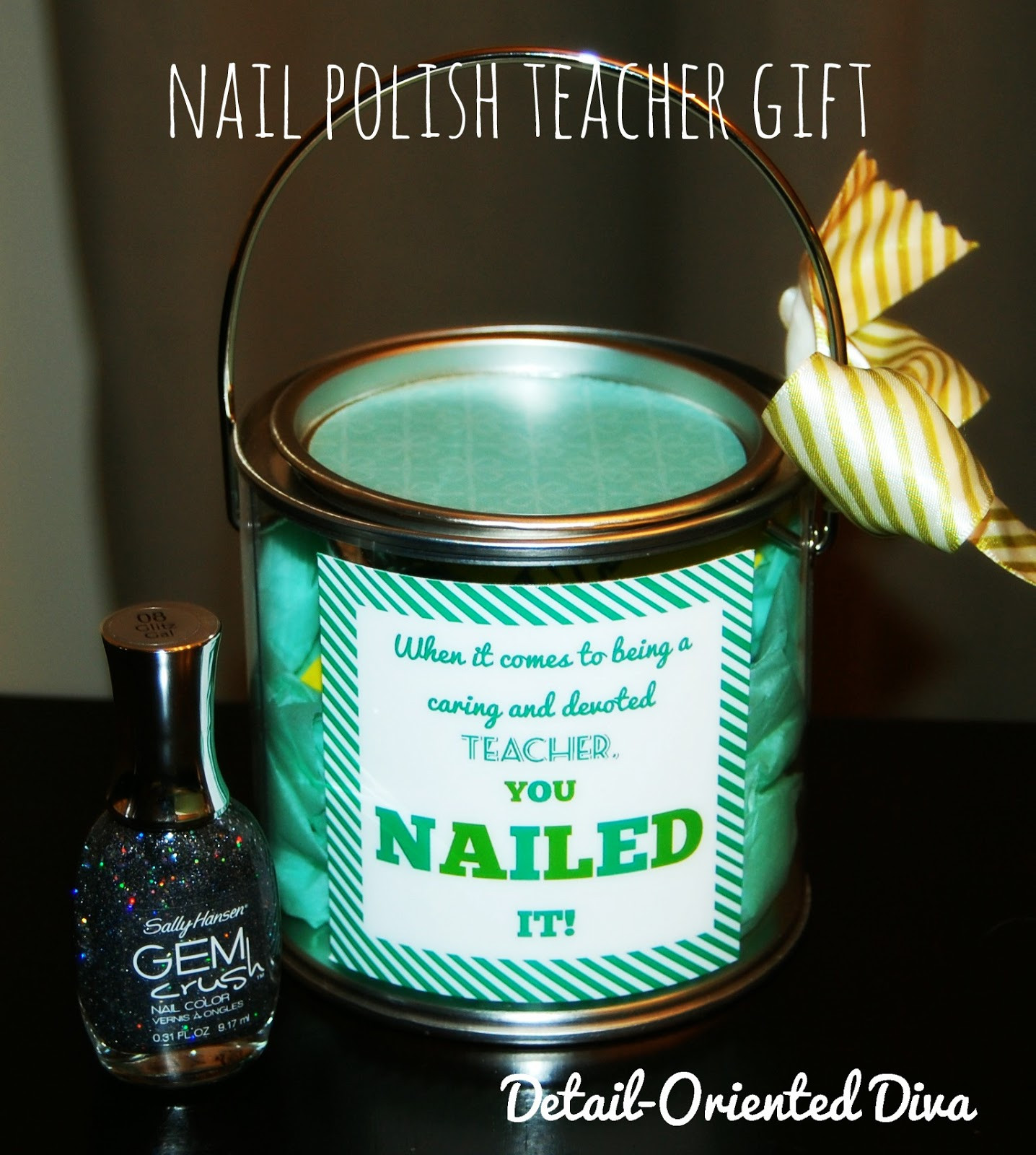 Best ideas about Nail Polish Gift Ideas
. Save or Pin Nail Polish Teacher Gift Now.