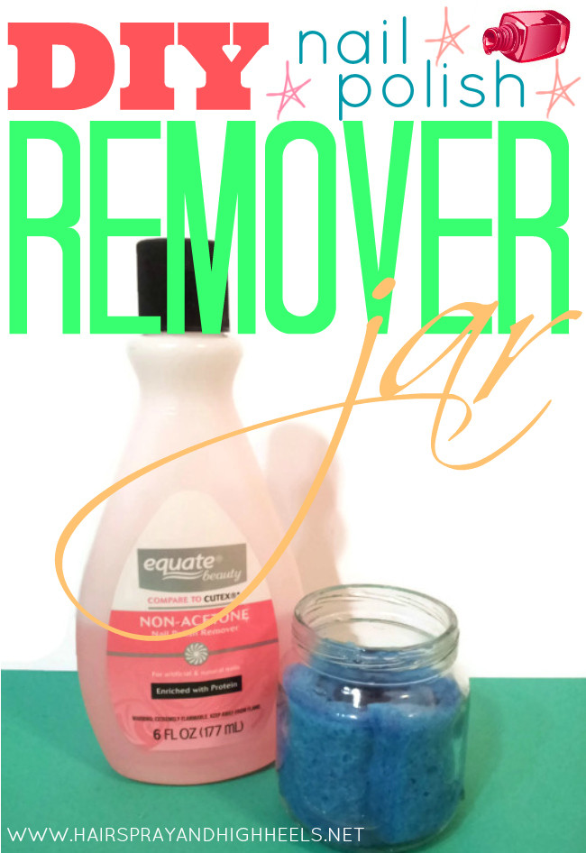 Best ideas about Nail Polish Remover DIY
. Save or Pin DIY Nail Polish Remover Jar Hairspray and Highheels Now.