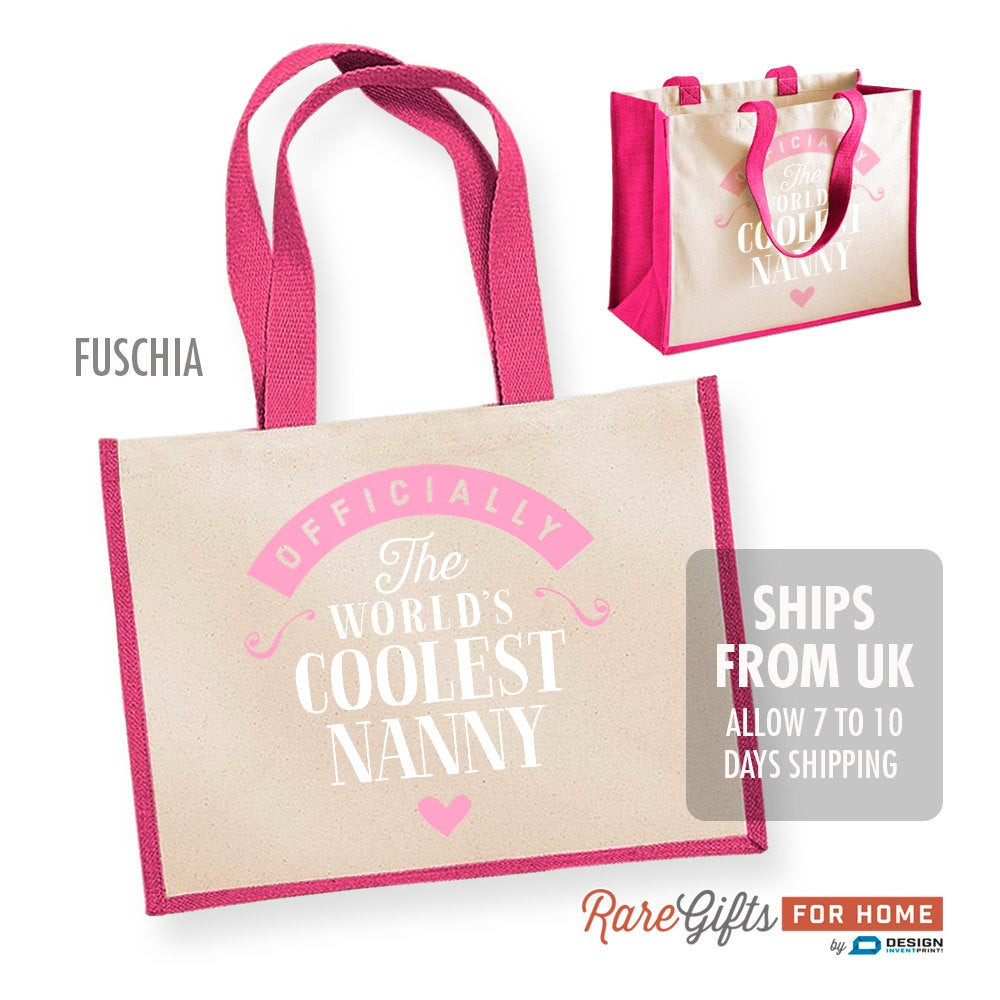 Best ideas about Nanny Birthday Gifts
. Save or Pin Nanny Gift Cool Nanny Nanny Bag Birthday Gift For Nanny Now.