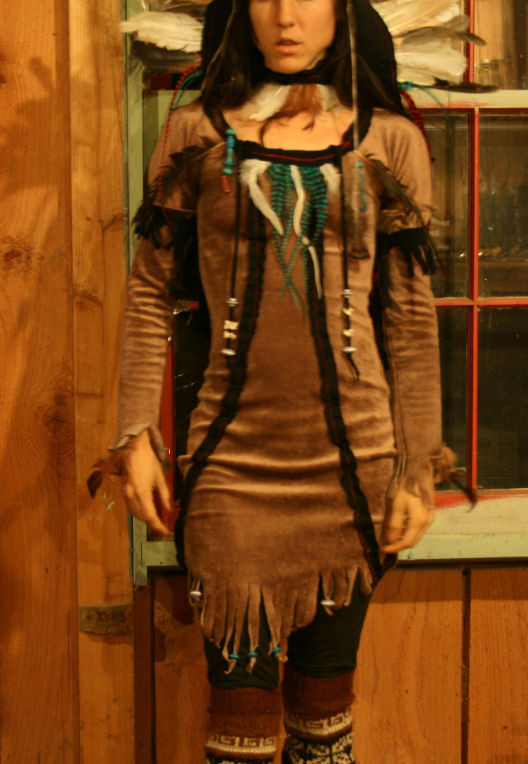 Best ideas about Native American DIY Costume
. Save or Pin The Öko Box EcoWeen DIY Native American Costume Now.