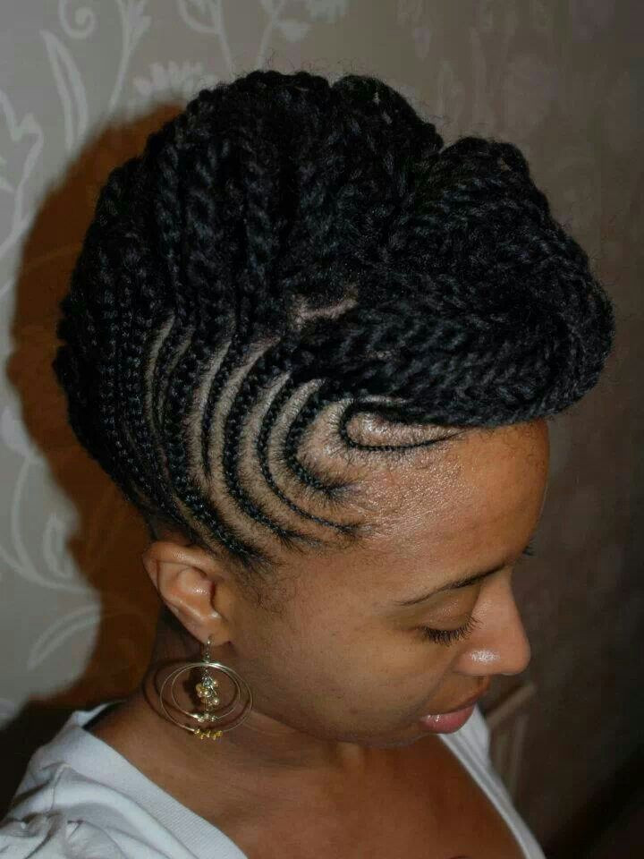 Best ideas about Natural Braided Hairstyles For Black Hair
. Save or Pin Cute natural braided updo Hair style Pinterest Now.