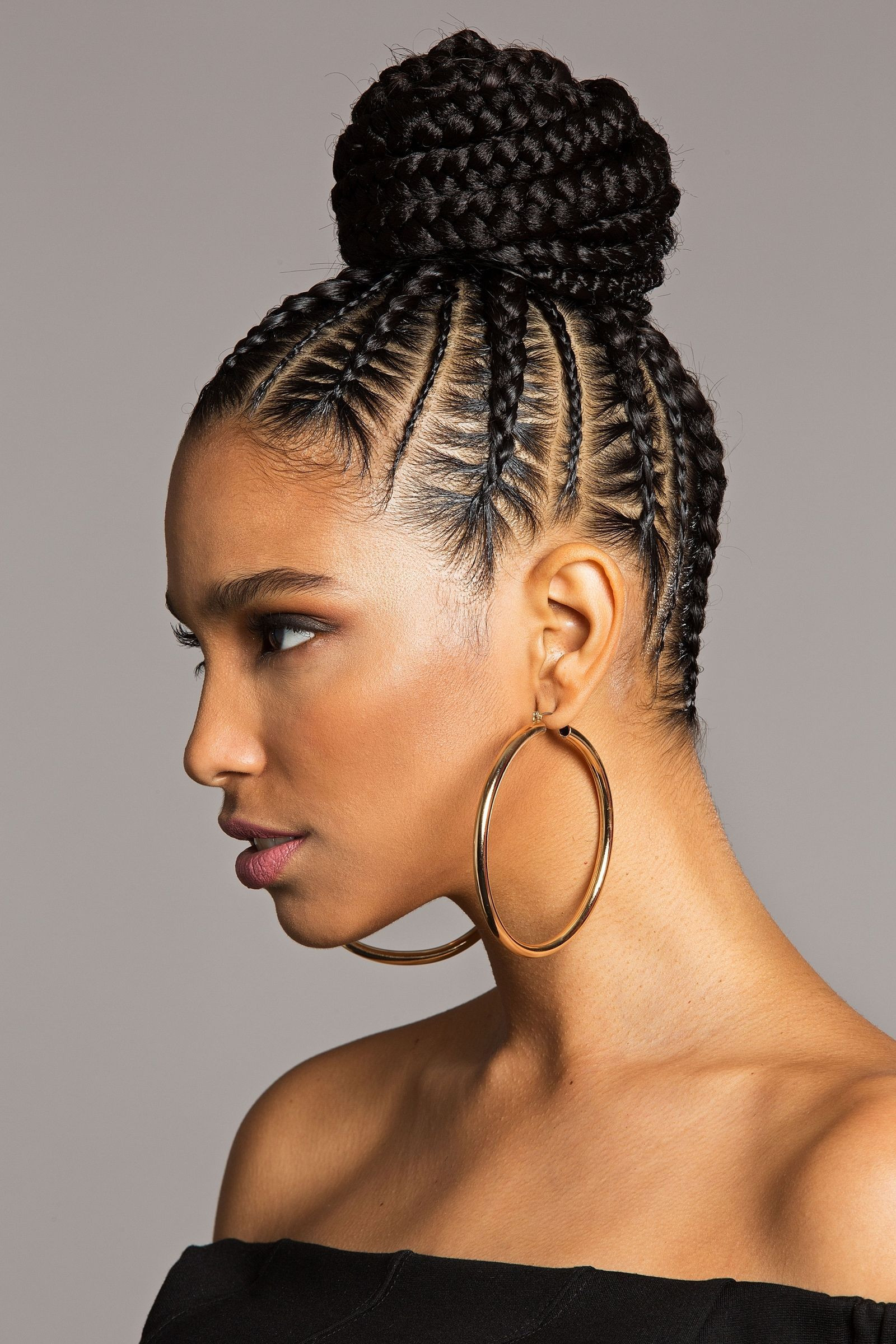 Best ideas about Natural Braided Hairstyles For Black Hair
. Save or Pin You re Going to Want to Wear This Bomb Braided Bun All Now.