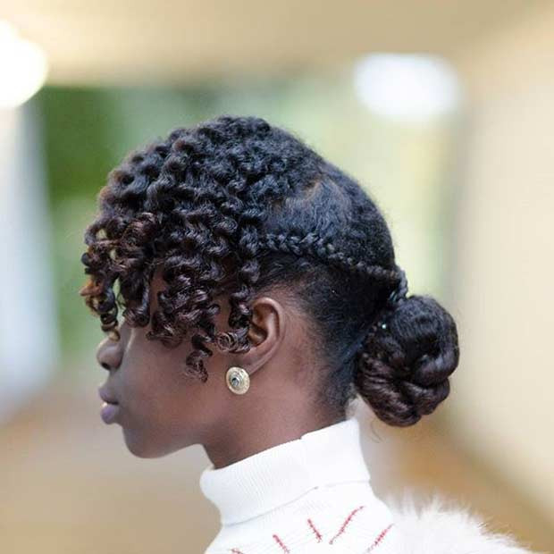 Best ideas about Natural Hairstyle Updos
. Save or Pin 21 Chic and Easy Updo Hairstyles for Natural Hair Now.