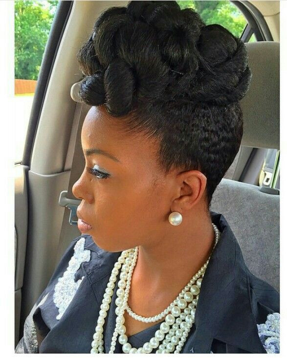 Best ideas about Natural Hairstyle Updos
. Save or Pin Natural hair updo pinup Now.