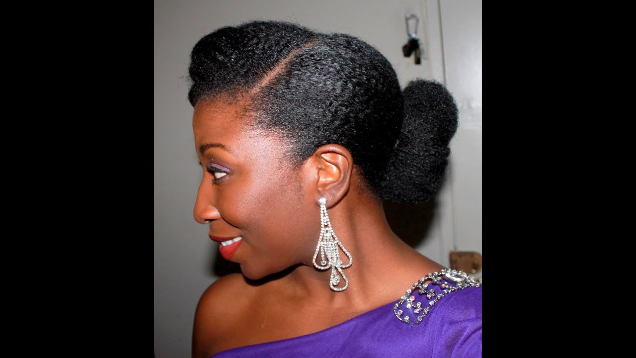 Best ideas about Natural Hairstyle Updos
. Save or Pin 47 Elegant Updo on stretched Natural Hair Now.