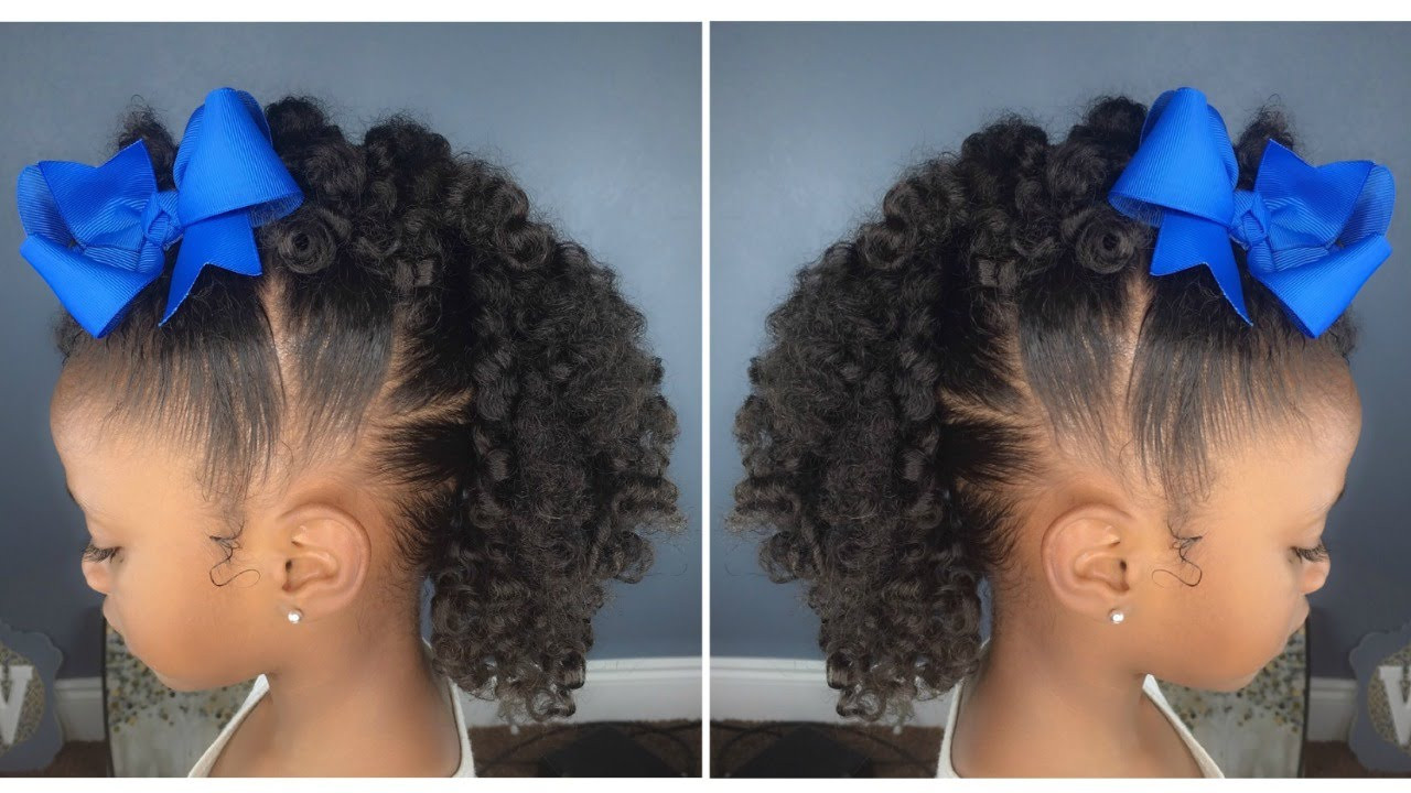 Best ideas about Natural Hairstyles For Black Kids
. Save or Pin Curly Fro Hawk Tutorial Kids Natural HairStyle Now.