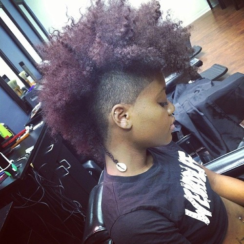 Best ideas about Natural Mohawk Hairstyles With Shaved Sides
. Save or Pin luvyourmane This is too DOPE Fashion finatic Now.
