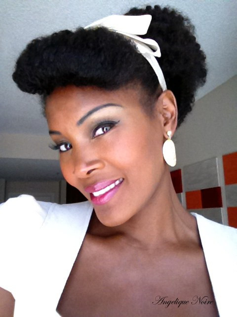 Best ideas about Natural Pin Up Hairstyles
. Save or Pin Angelique Natural Hair Style Icon Now.