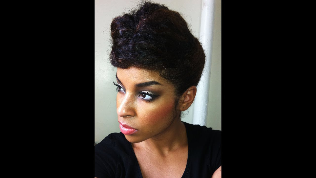 Best ideas about Natural Pin Up Hairstyles
. Save or Pin Pinup up do with Natural Hair 11 mths into journey Now.