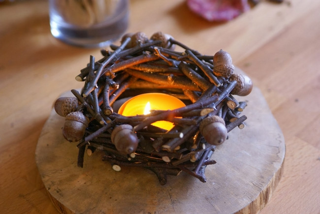 Best ideas about Nature Crafts For Adults
. Save or Pin craft idea for fall decor with twigs and ahorn Now.