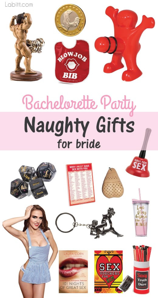 Best ideas about Naughty Gift Ideas
. Save or Pin 20 Naughty Bachelorette Gifts for Bride That Will Help Now.