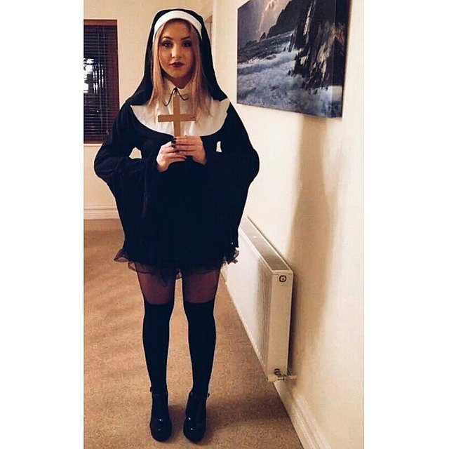 Best ideas about Naughty Nun Costume DIY
. Save or Pin Black Dress Halloween Costumes Now.