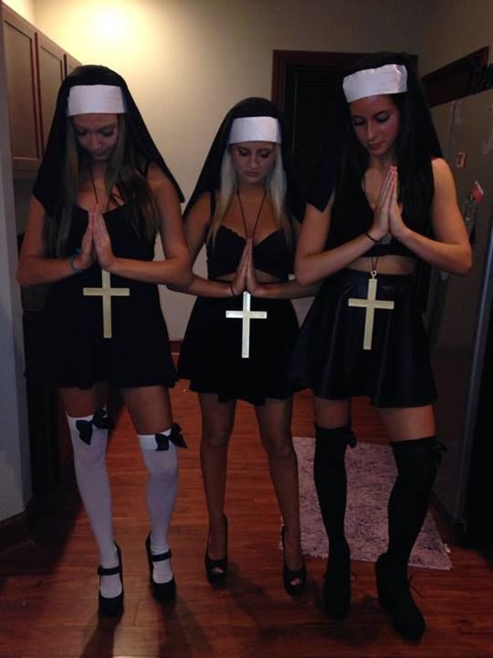 Best ideas about Naughty Nun Costume DIY
. Save or Pin Halloween 2013 HOLY HELL costume Now.