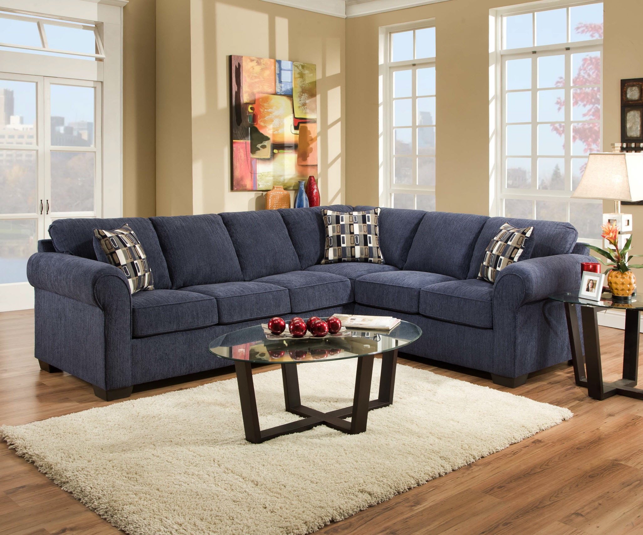 Best ideas about Navy Sectional Sofa
. Save or Pin 20 Inspirations of Navy Blue Sectional Sofa Now.