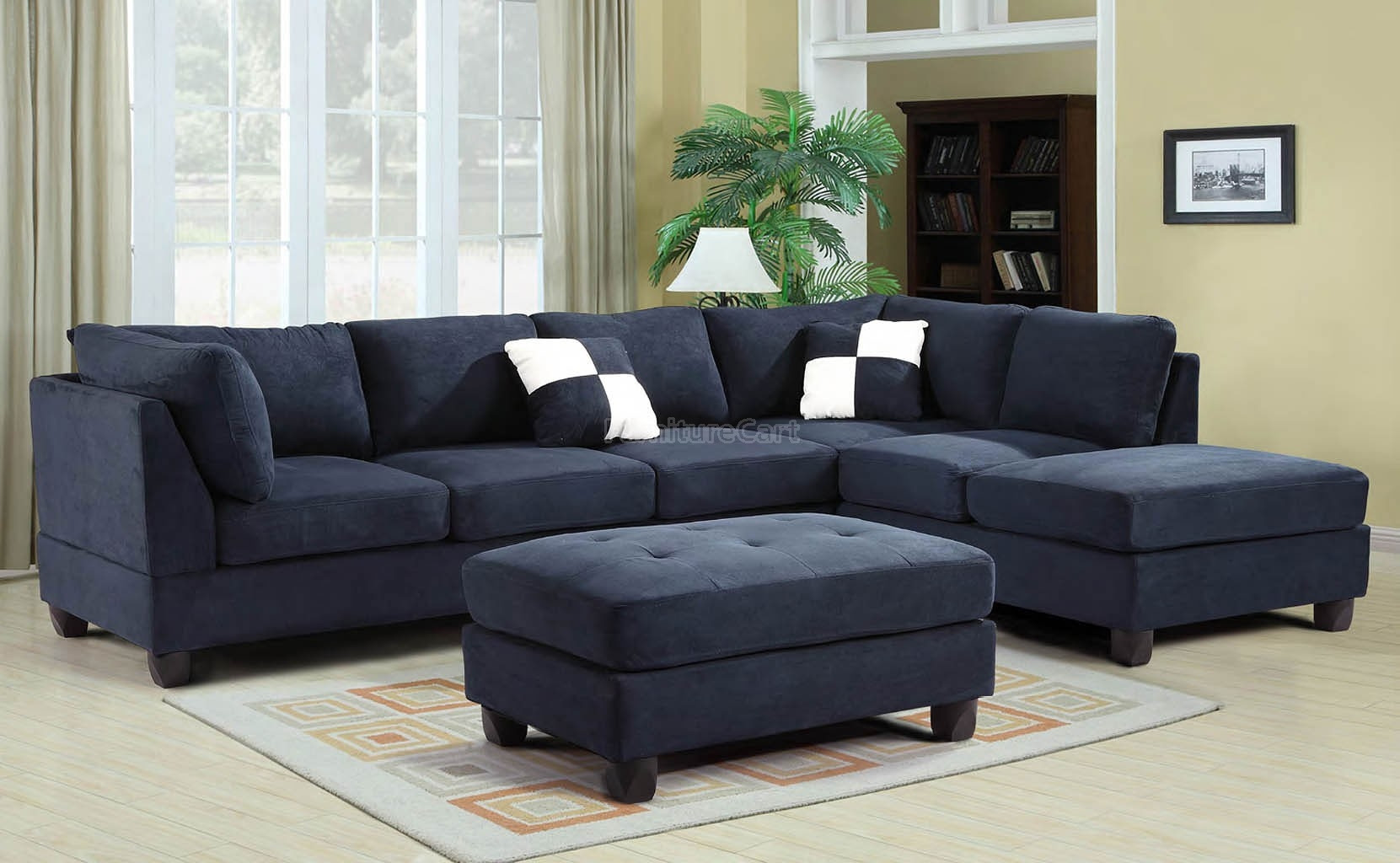 Best ideas about Navy Sectional Sofa
. Save or Pin 20 Inspirations of Navy Blue Sectional Sofa Now.