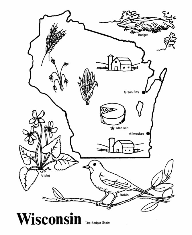 Best ideas about Neighborhood Map Of Wisconsin Preschool Coloring Sheets
. Save or Pin USA Printables State outline shape and demographic map Now.