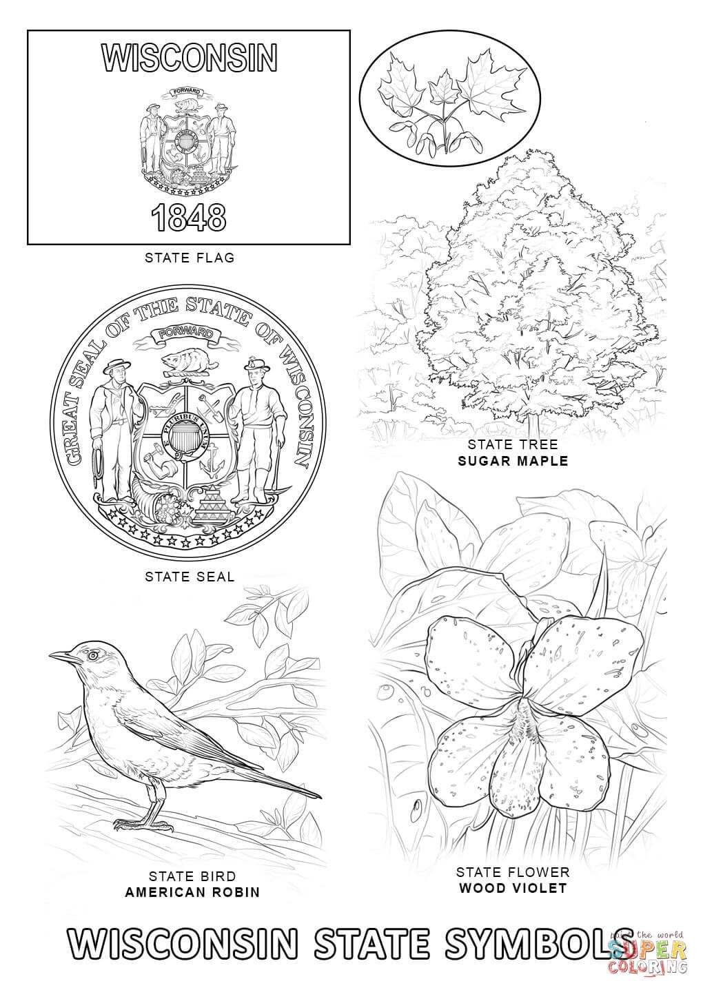 Best ideas about Neighborhood Map Of Wisconsin Preschool Coloring Sheets
. Save or Pin Wisconsinstate Bird Coloring Page Coloring Home Now.