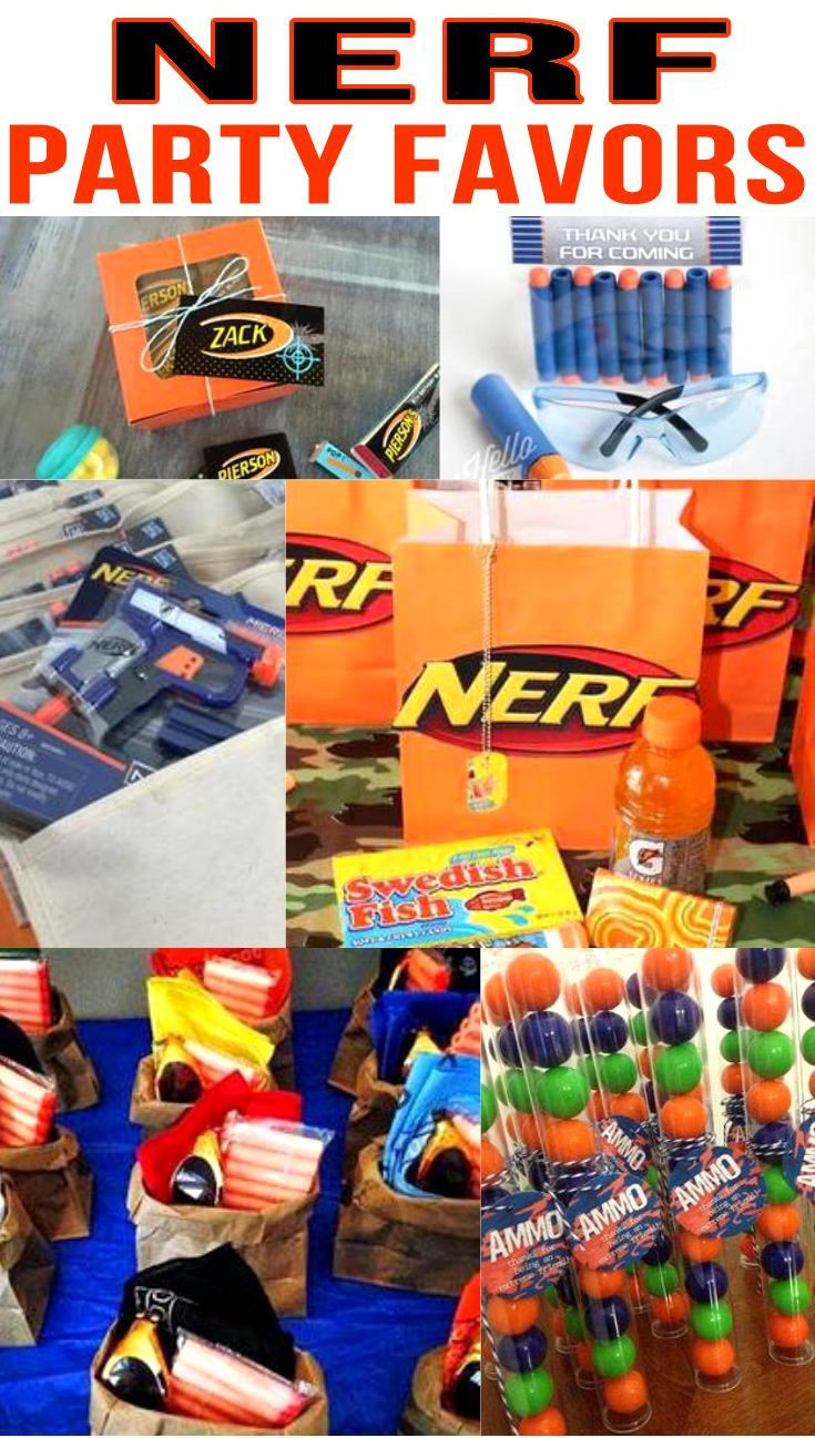 Best ideas about Nerf Birthday Party Supplies
. Save or Pin Nerf Party Favor Ideas Party Ideas Now.