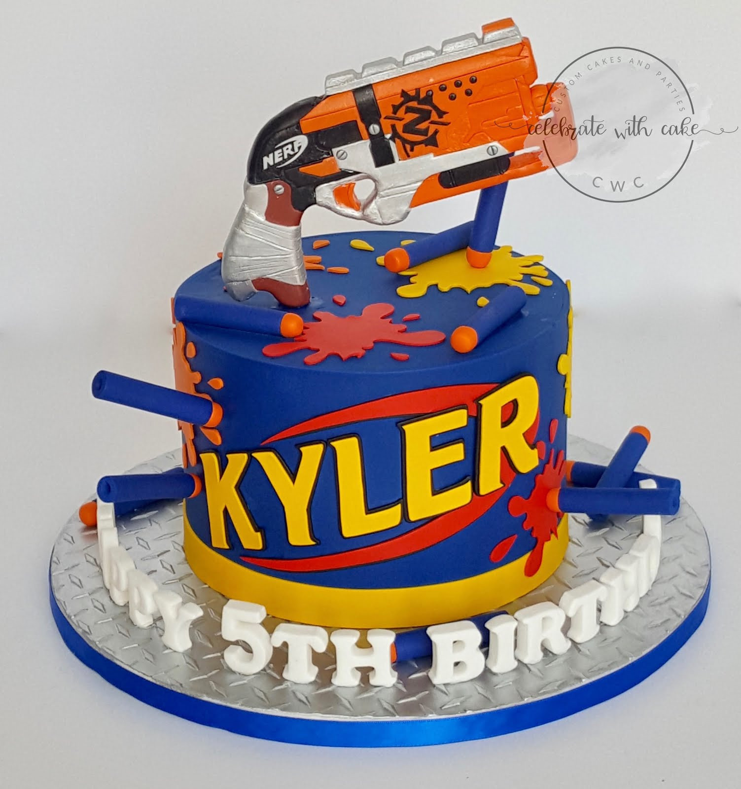 Best ideas about Nerf Gun Birthday Cake
. Save or Pin Celebrate with Cake Now.