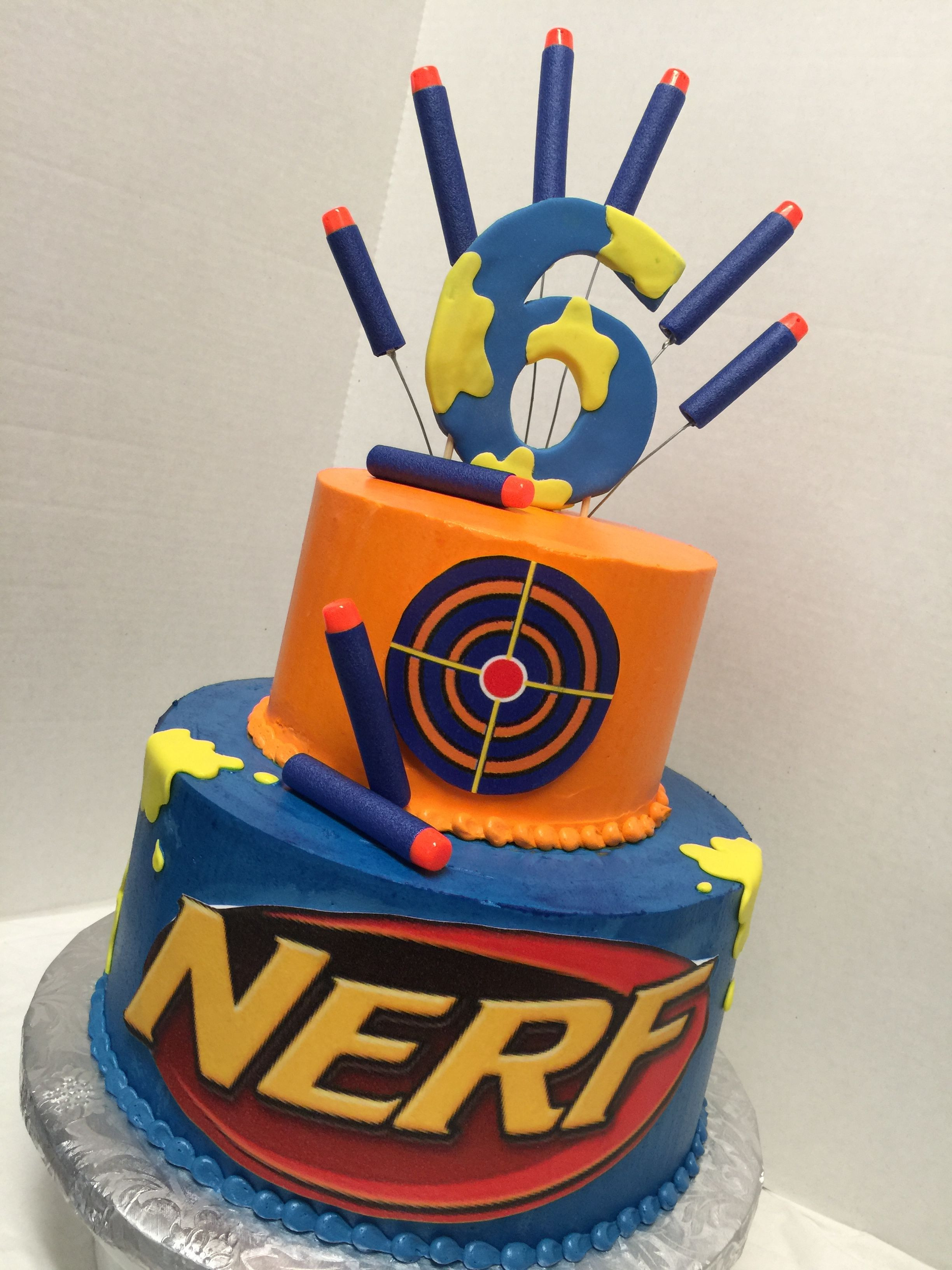 Best ideas about Nerf Gun Birthday Cake
. Save or Pin Nerf cake TDGCakes Now.