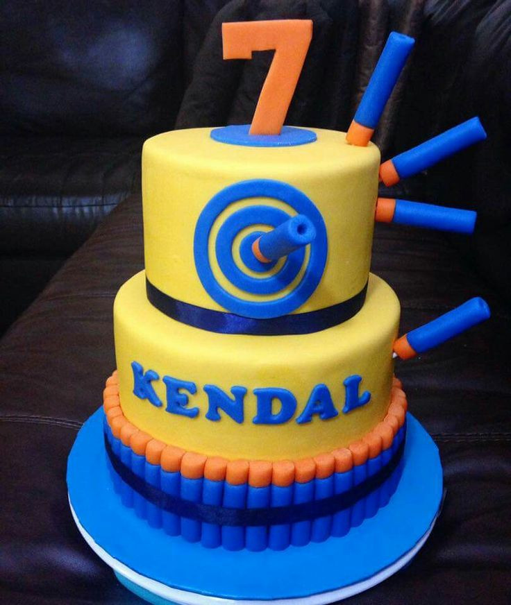 Best ideas about Nerf Gun Birthday Cake
. Save or Pin Nerf Gun Cake Cake Inspirations Pinterest Now.