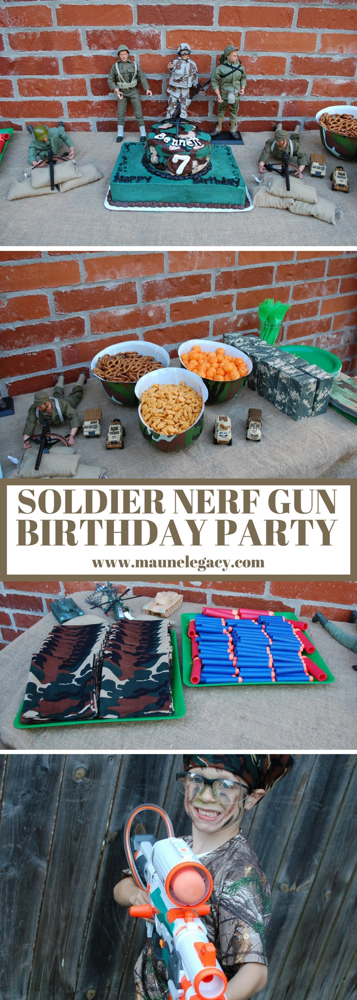 Best ideas about Nerf Gun Birthday Party
. Save or Pin Sol r Nerf Gun Birthday Party Birthday Parties Now.