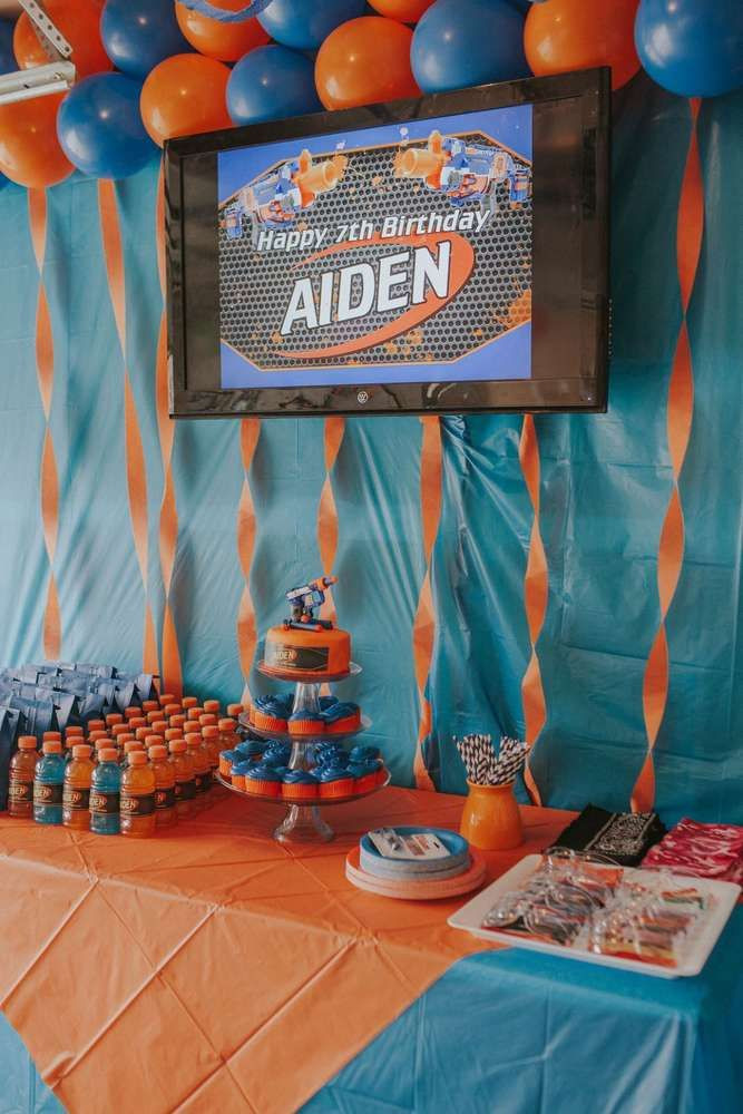 Best ideas about Nerf Gun Birthday Party
. Save or Pin Nerf Birthday Party Ideas Now.