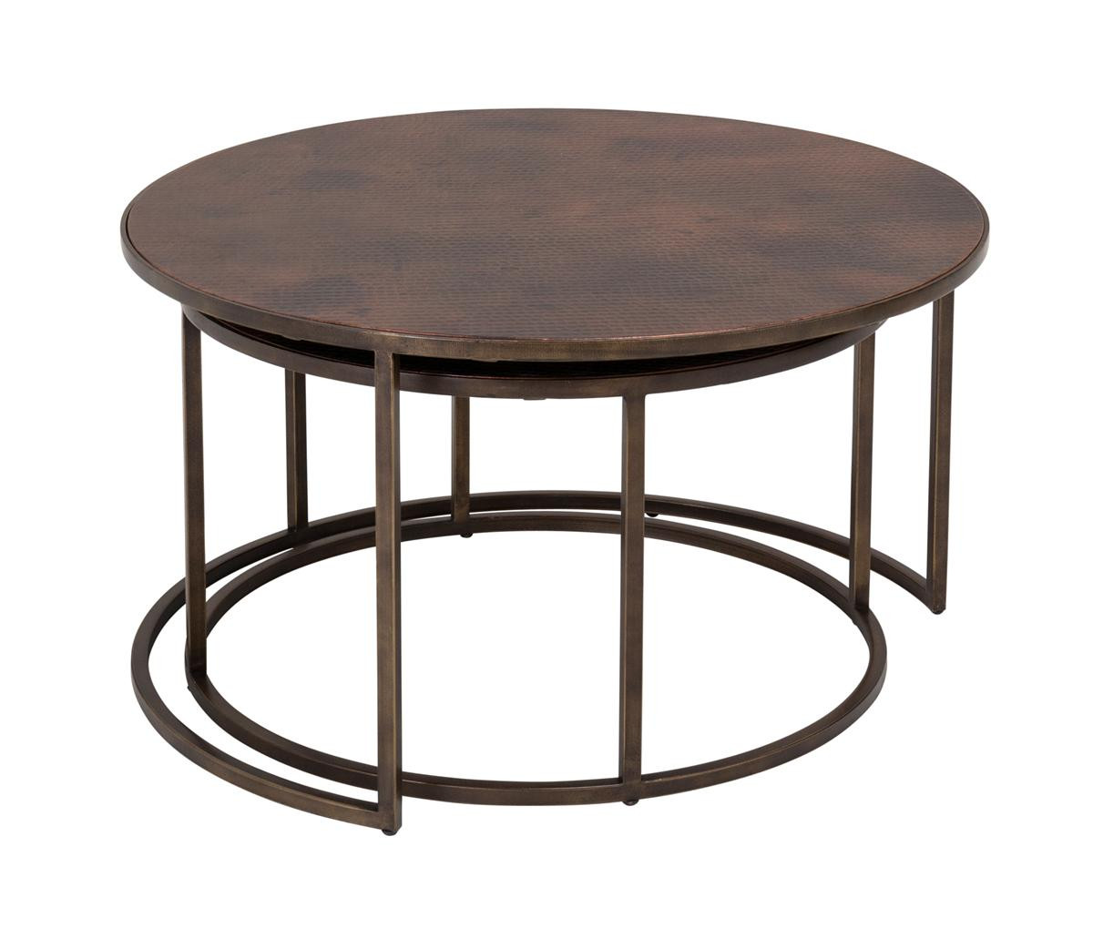 Best ideas about Nesting Coffee Table
. Save or Pin Copper Top Nesting Coffee Tables Now.