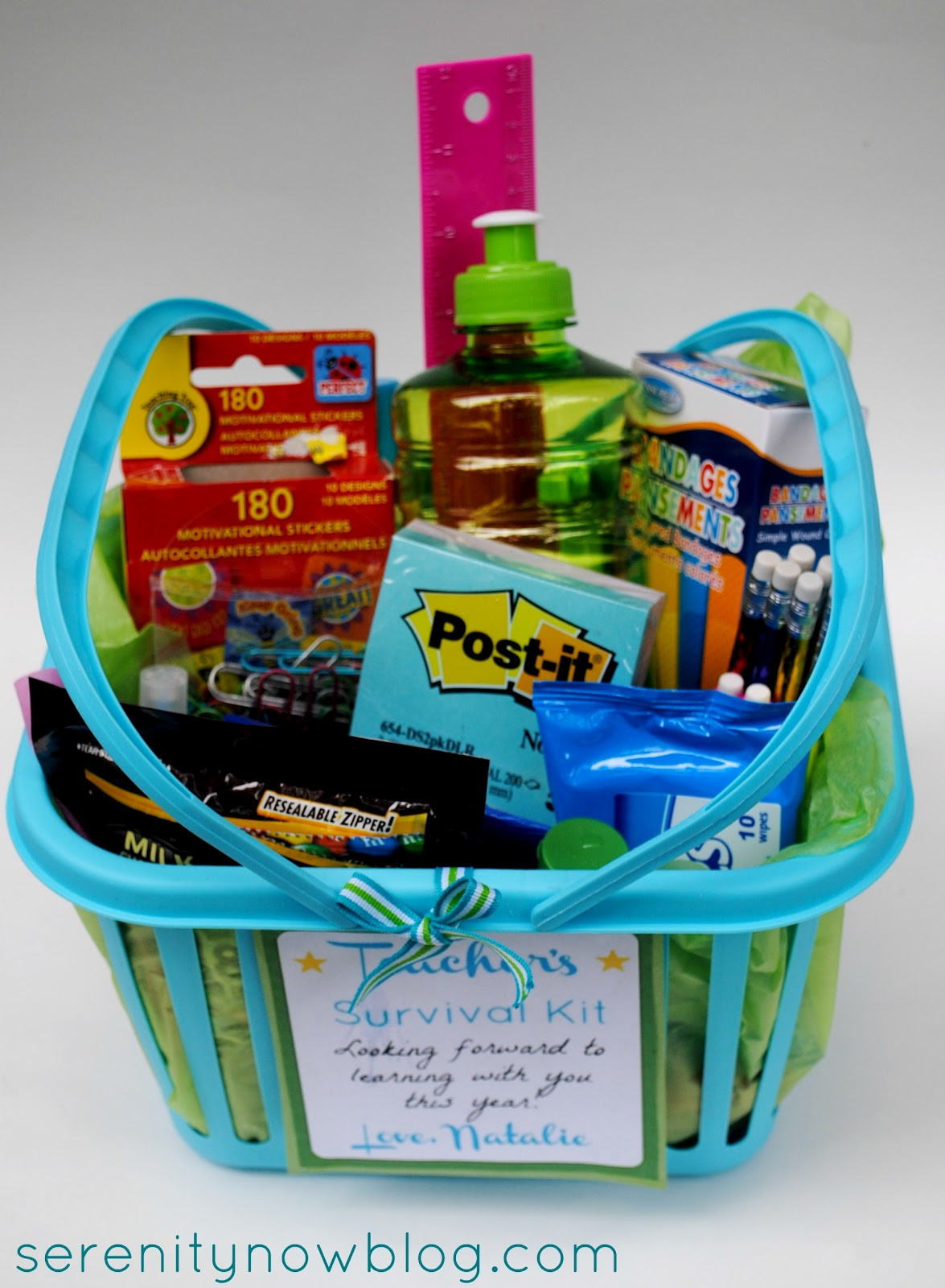 Best ideas about New Teacher Gift Ideas
. Save or Pin Serenity Now Teacher Survival Kit 1st Day of School Now.