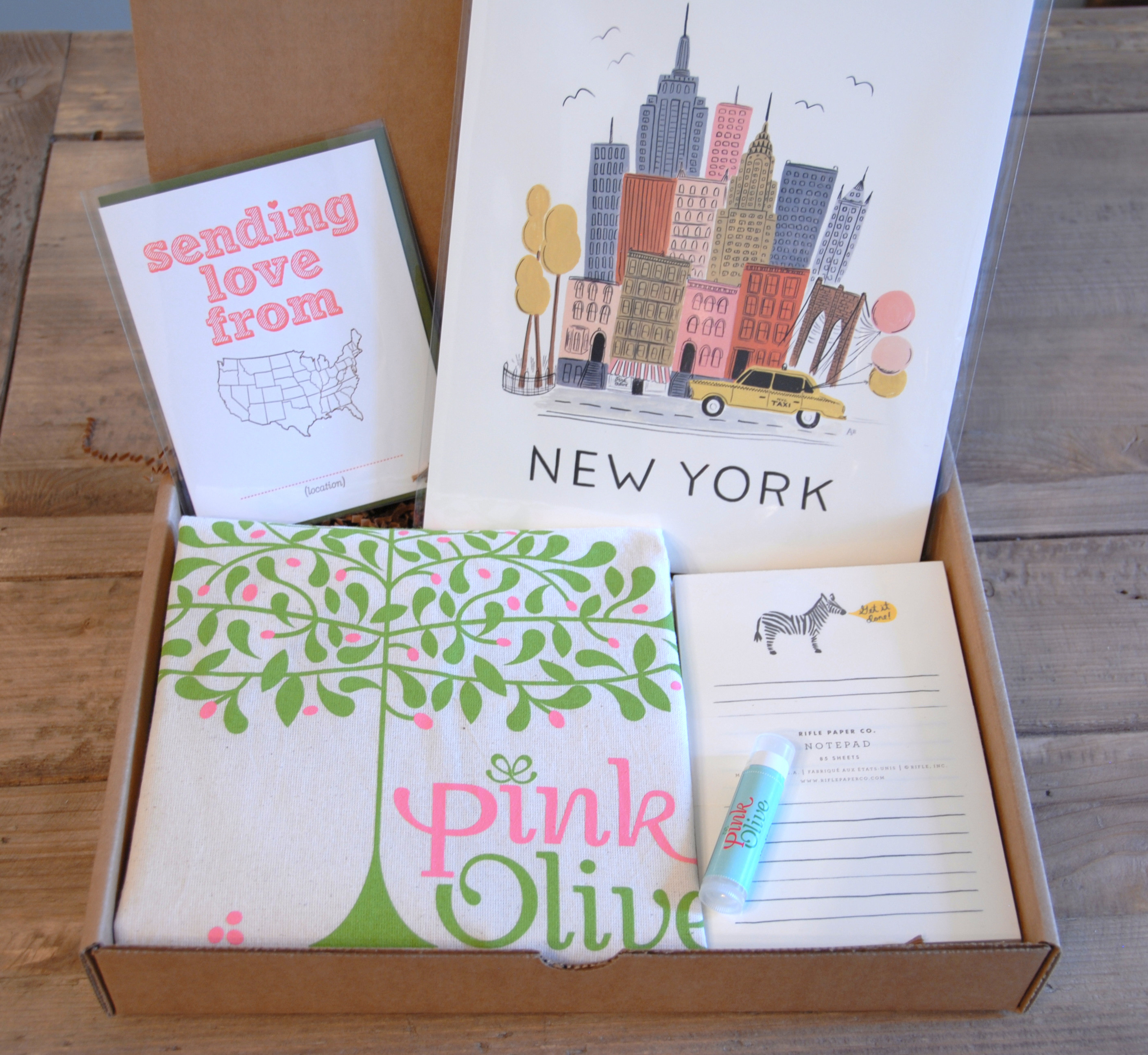 Best ideas about New York Gift Ideas
. Save or Pin New York Gift Set Pink Olive whimsical ts for Now.