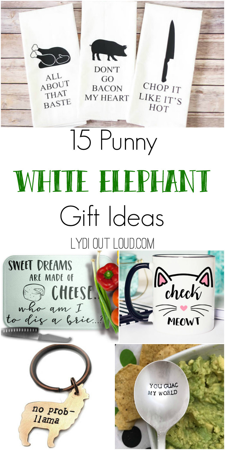 Best ideas about Nice White Elephant Gift Ideas
. Save or Pin 15 Hilarious Pun Gift Ideas Lydi Out Loud Now.