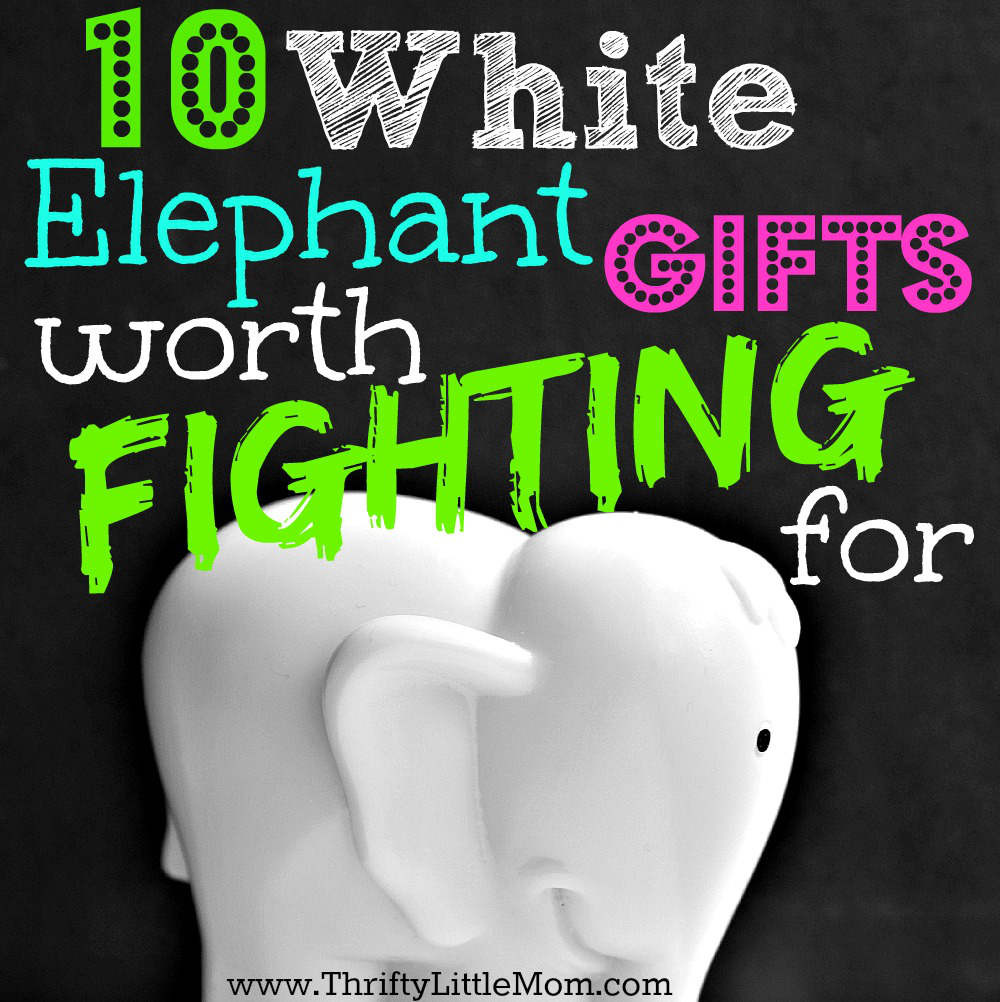 Best ideas about Nice White Elephant Gift Ideas
. Save or Pin White Elephant Gifts Worth Fighting For Thrifty Little Mom Now.