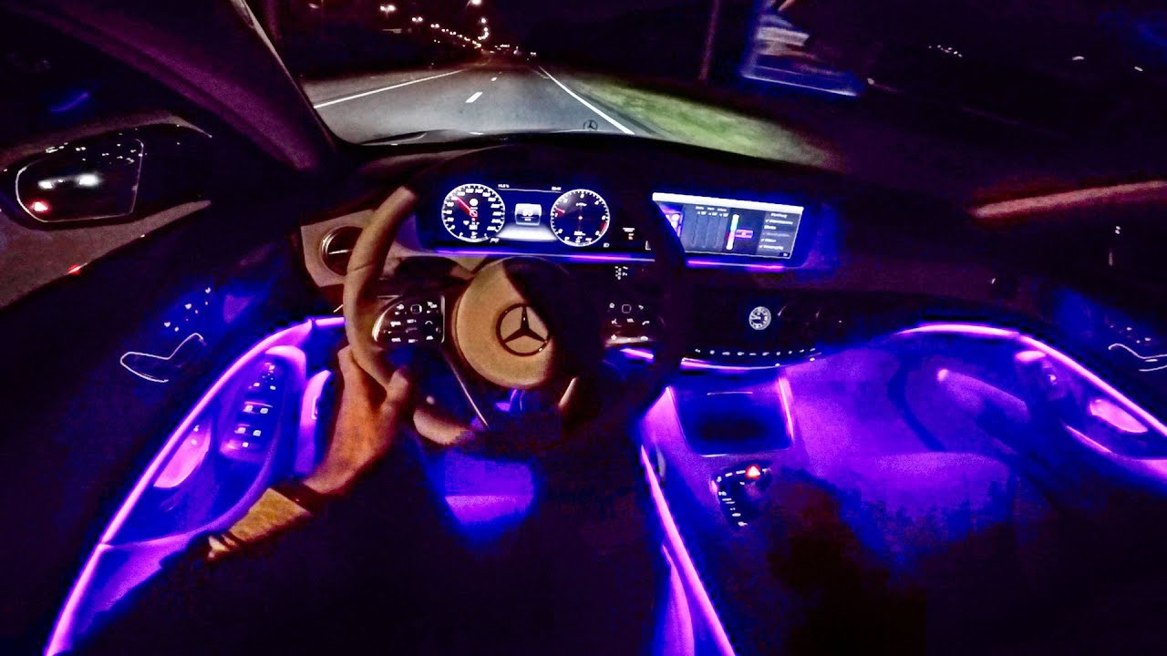 Best ideas about Night Lights And Ambient Lighting
. Save or Pin 2018 Mercedes Benz S Class POV NIGHT DRIVE AMBIENT Now.