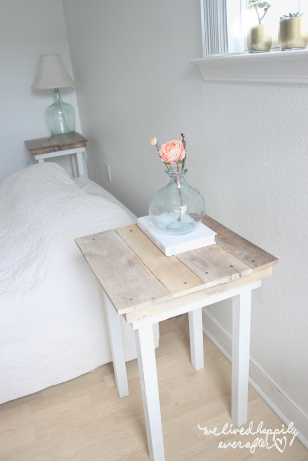 Best ideas about Night Stand DIY
. Save or Pin We Lived Happily Ever After DIY Pallet Nightstands With Now.
