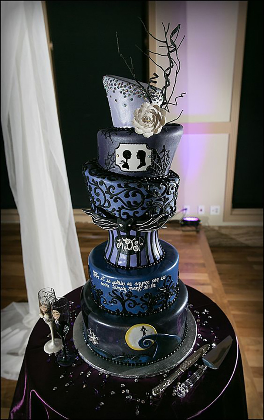 Best ideas about Nightmare Before Christmas Birthday Cake
. Save or Pin 23 Halloween Wedding Cakes Now.