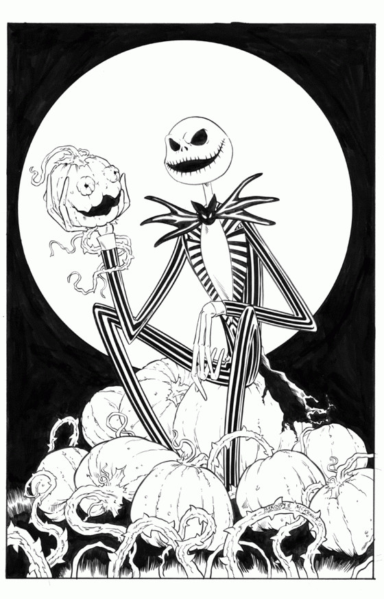 Best ideas about Nightmare Before Christmas Coloring Pages For Adults
. Save or Pin Jack Skellington Coloring Page Coloring Home Now.